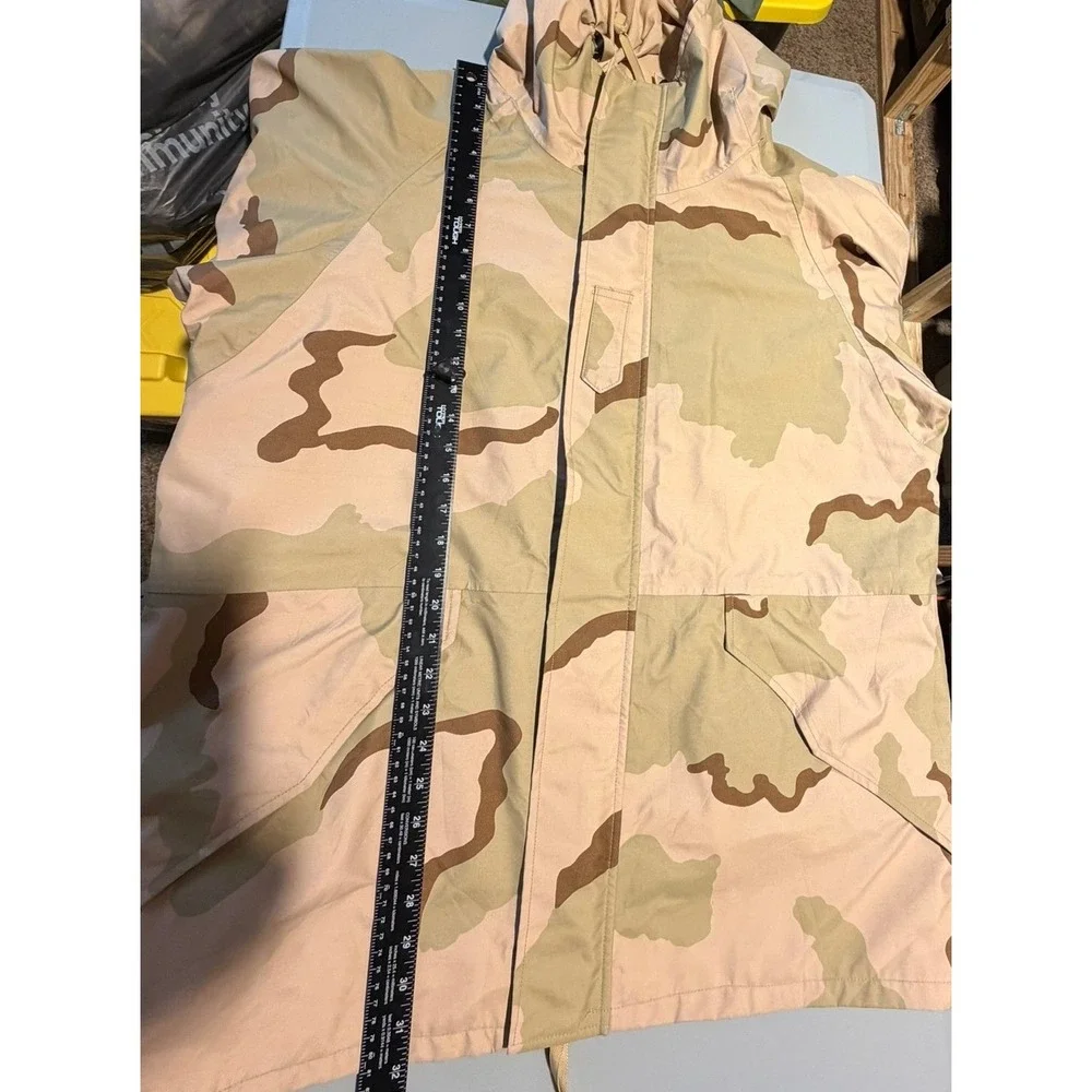 US Military DCU Goretex Cold Weather All Purpose Desert Wet Wind Size Large-Long